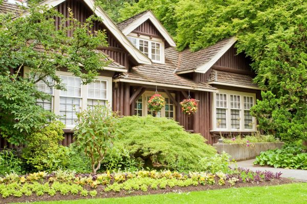 Log Home Landscaping in Myrtle Beach